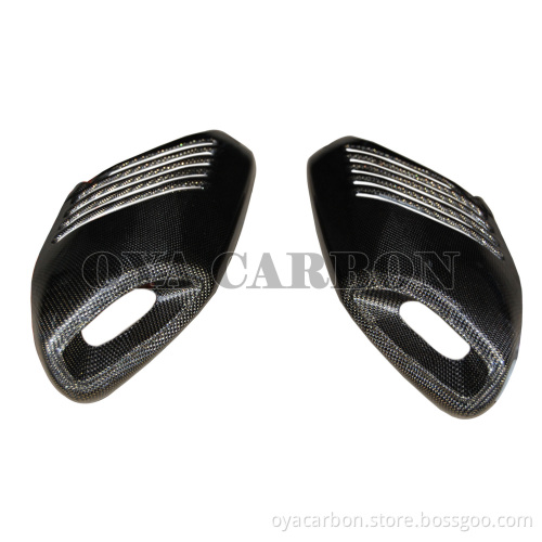 Carbon Fiber Exhaust Cover Gold Mesh (A#12)
